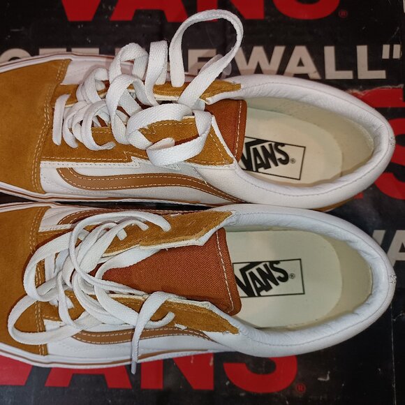Vans Men's 11 Old Skool Bolt Cathay Spice/True White - VN0009Q5KFR - Picture 7 of 12